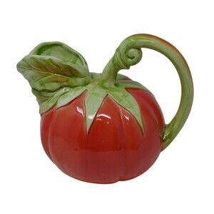 Haldon Group 1981 Ceramic Autumn Pumpkin Pitcher Made in Japan